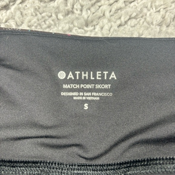 Athleta Skort Womens Small Match Point Multicolor Activewear Outdoors Tennis Gym - Picture 2 of 6